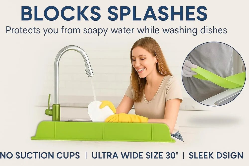 Sink Splash Guard for kitchen.