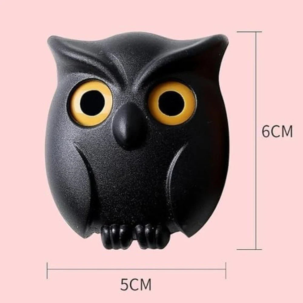 Owl Key Magnetic Holder with Auto Open Close Eyes Decorative